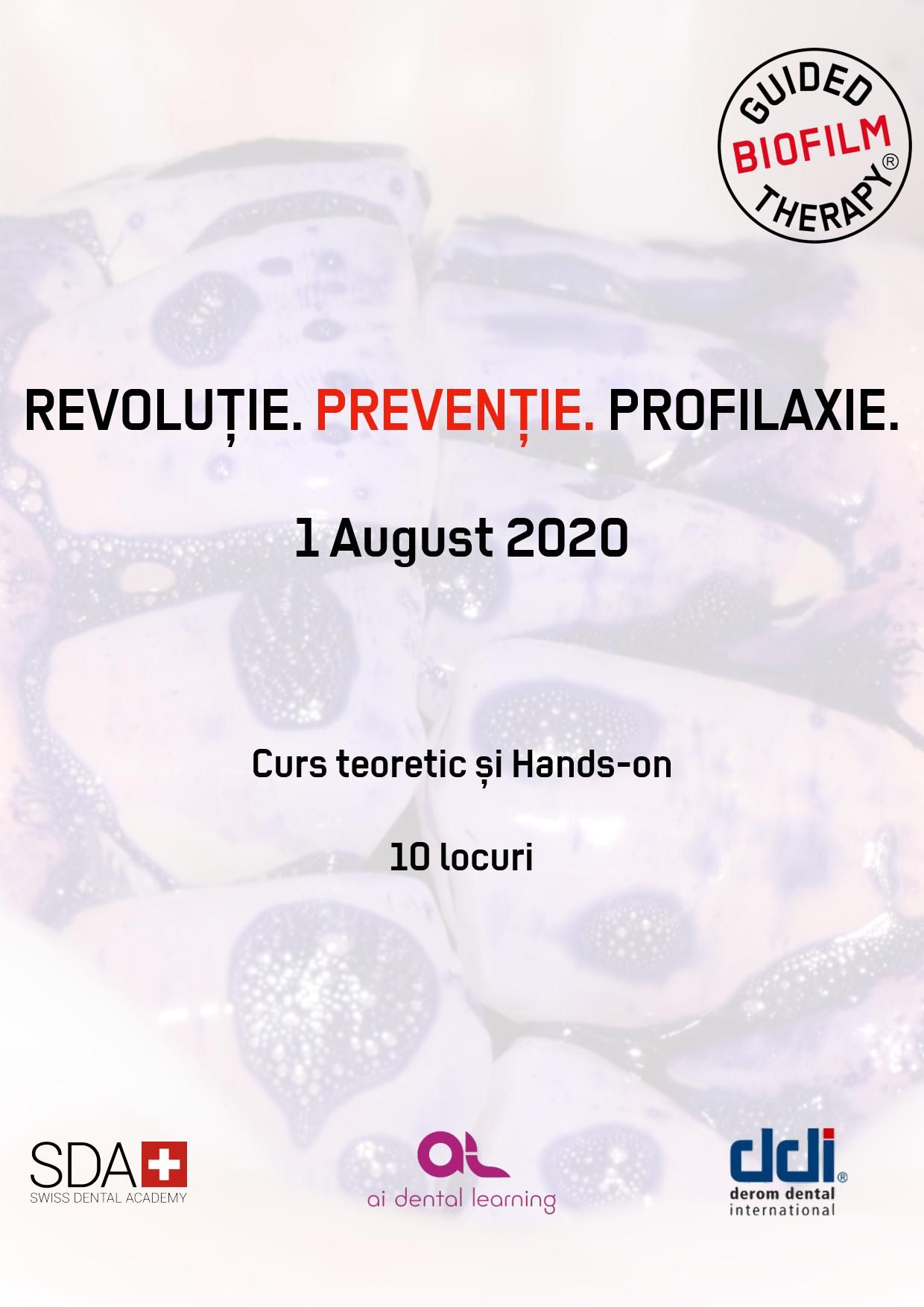 Revoluție. Prevenție. Profilaxie. Curs Teoretic Și Hands-On